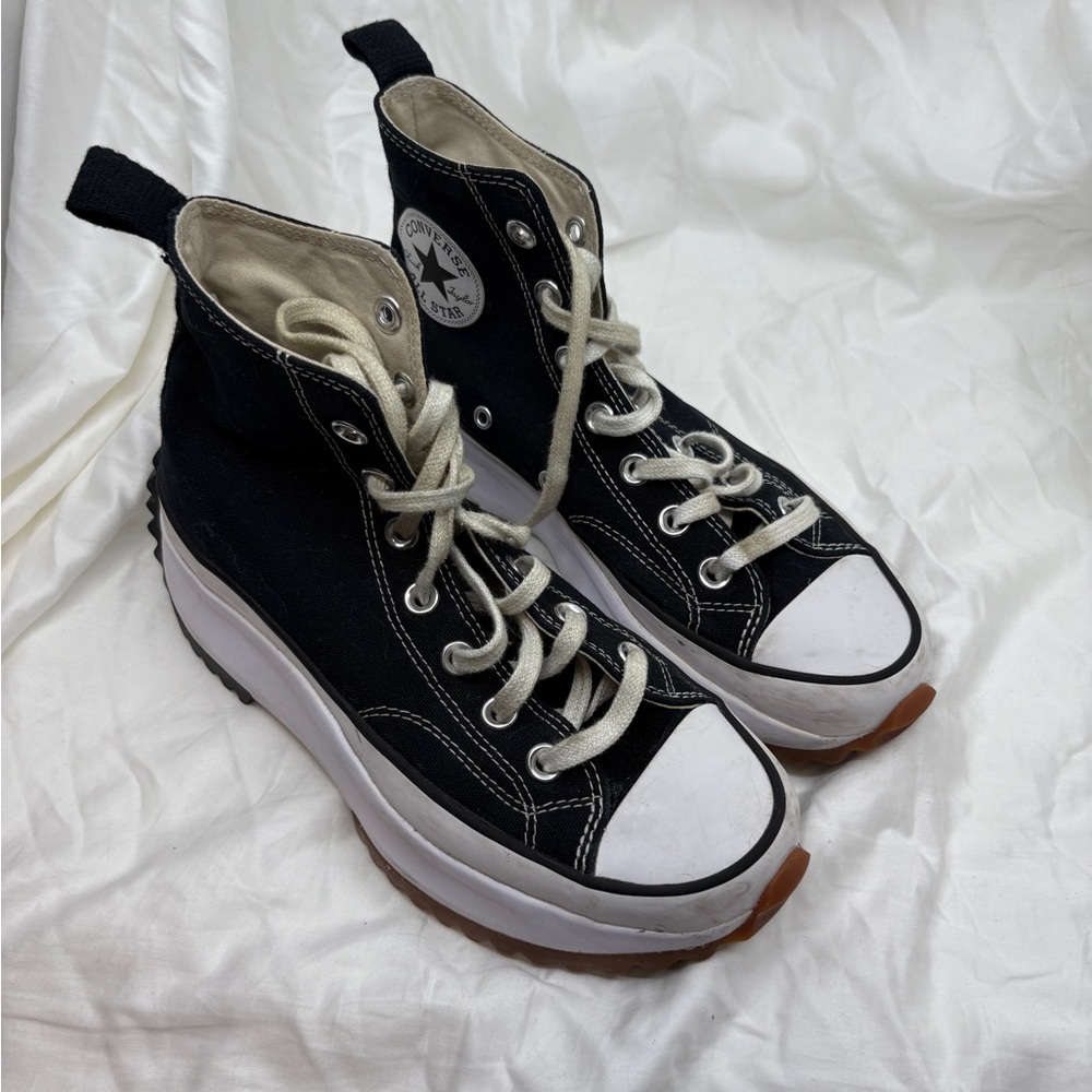 Converse Unisex Chuck Taylor Black Runstar High tops Size: 6 (M), 7.5 (W) - Picture 2 of 7